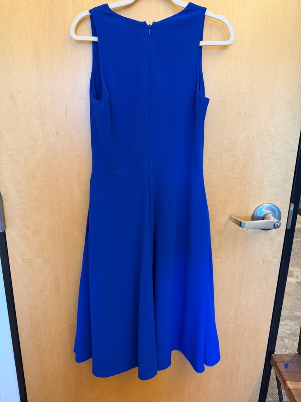 Dress the Population Catalina Fit & Flare Cocktail Dress electric blue size Med - Picture 9 of 12